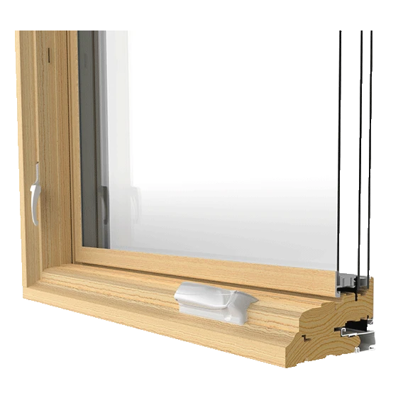Triple-Pane Window Cutaway